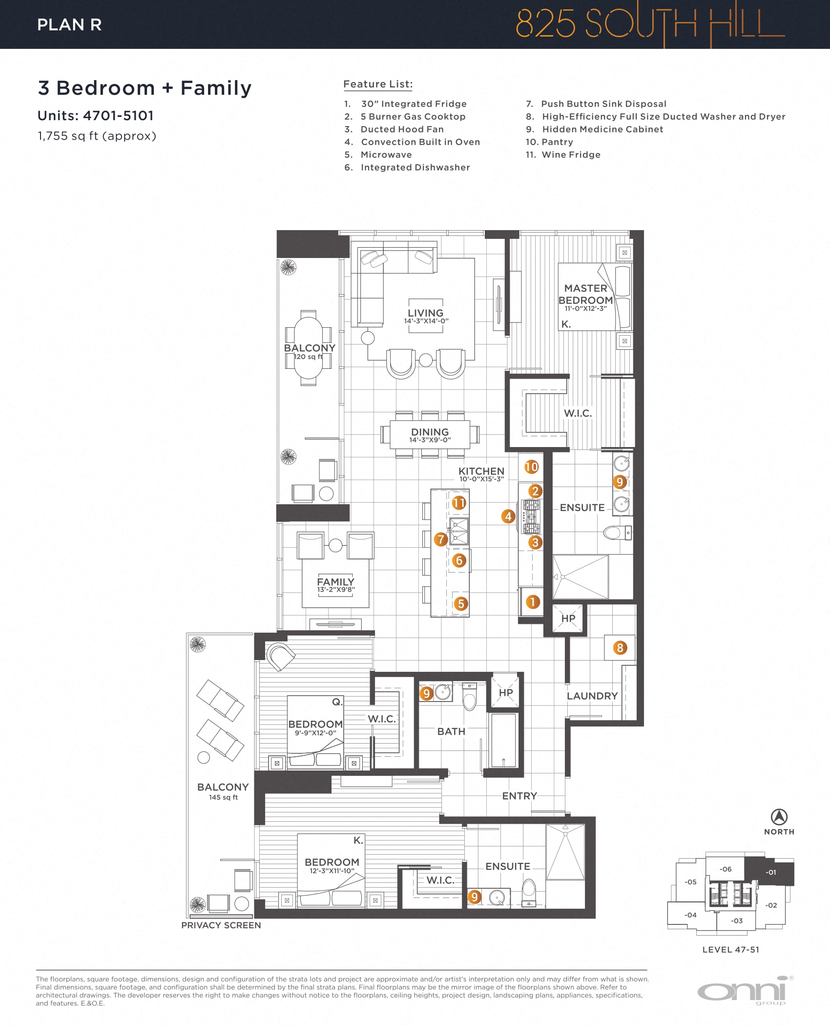 Floor plan for 3 beds, 3 baths, 1753 sqft